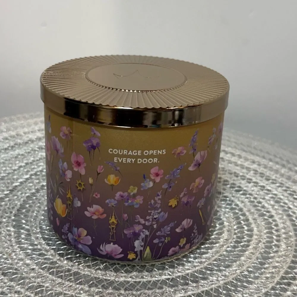 BBW Disney Rapunzel 3 Wick Scented Candle NWT